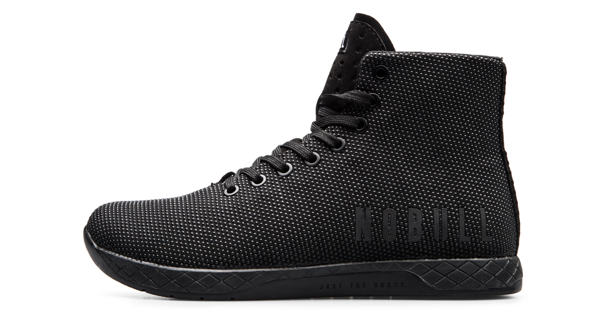nobull black high top trainers