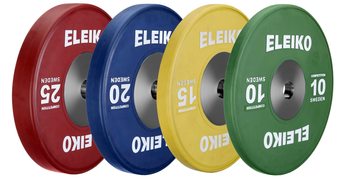 Eleiko IWF WL Competition Discs From Events Rogue Canada