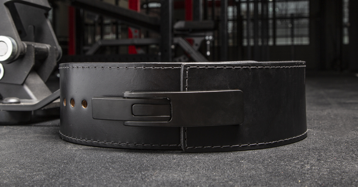Rogue Black Leather 13mm 4" Lever Belt Rogue Canada