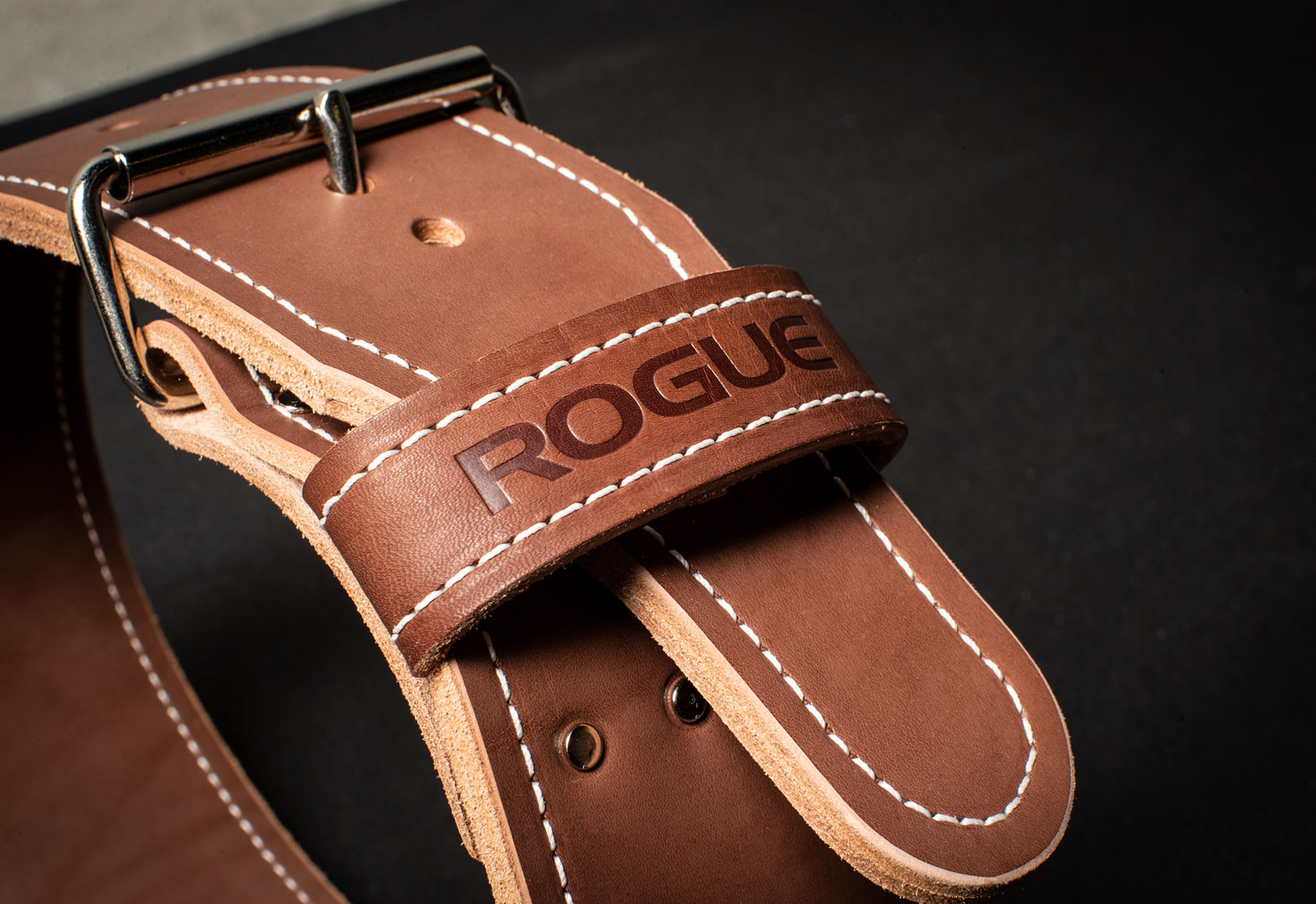 Rogue Ohio Lifting Belt Weightlifting Vegetable Tanned Leather