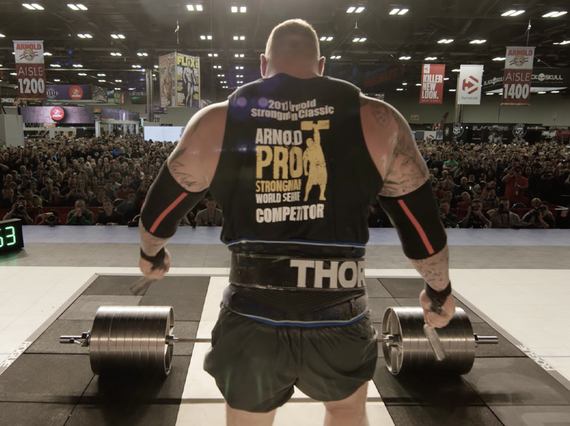 2017 Arnold Strongman Classic Rogue Elephant Bar Deadlift / 4K