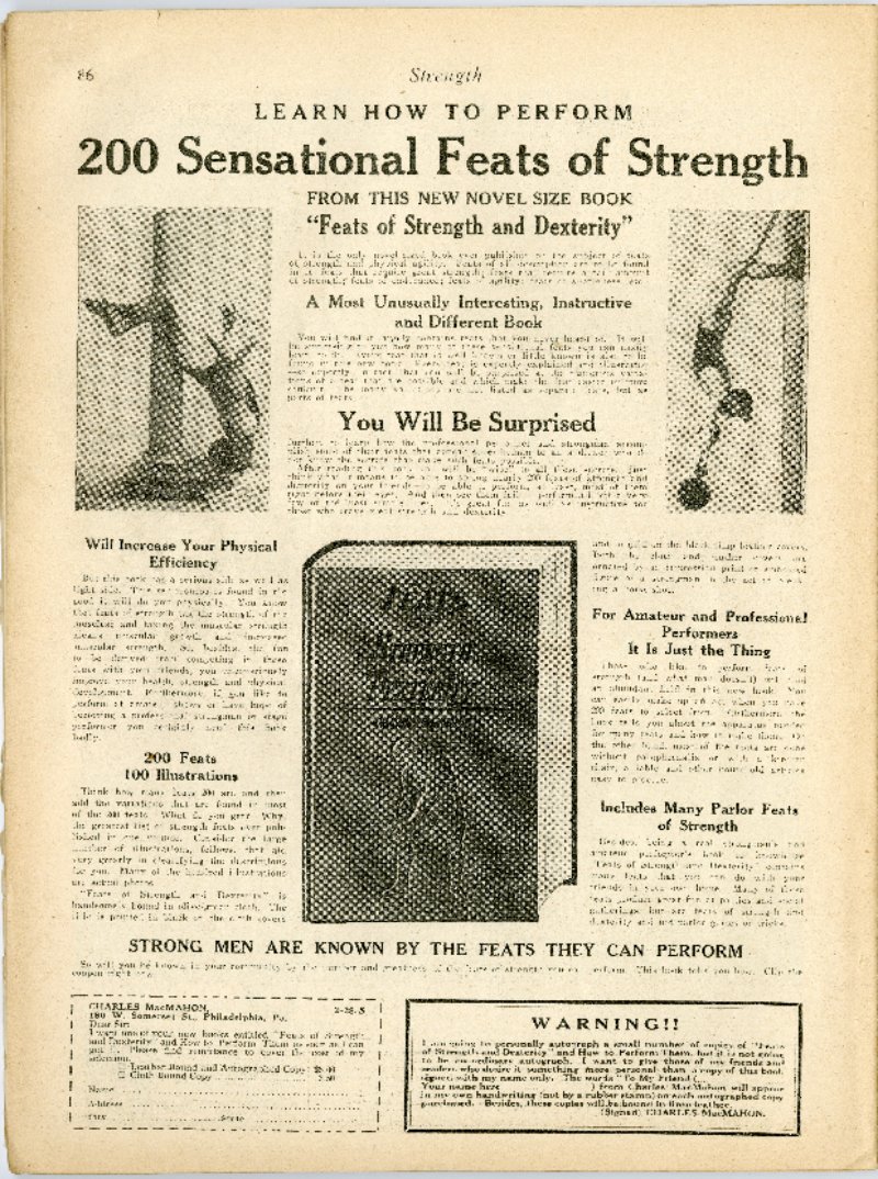 200 Sensational Feats of Strength
