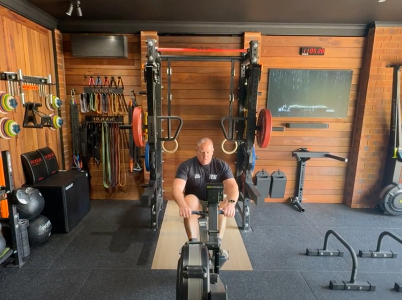 Rogue Equipped Garage Gym Tour – Ryan in Kennington, Victoria, Australia